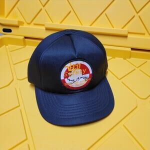 Vtg 90s ALASKA Eco Safety Embroidered Patch Outdoors Workwear Snapback Hat Cap